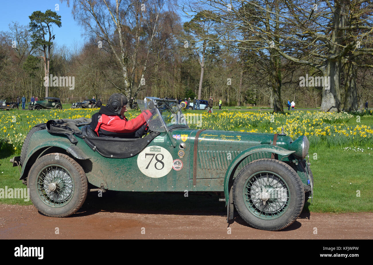 Flying scotsman exécuter 2016-1936 Riley 12/4 special Banque D'Images
