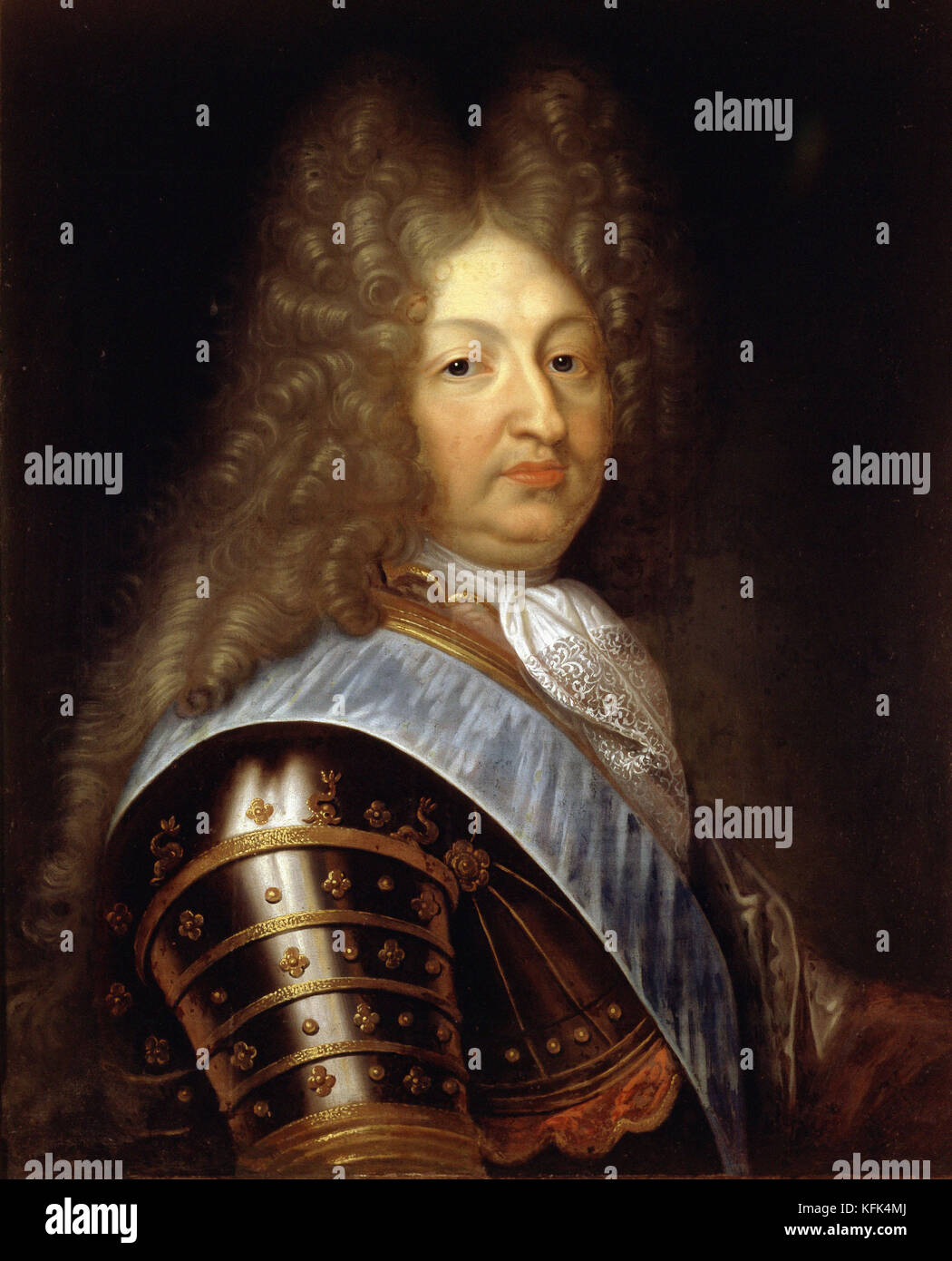 Pierre Mignard Portrait du Grand Dauphin, fils de Louis XIV 17e siècle Banque D'Images