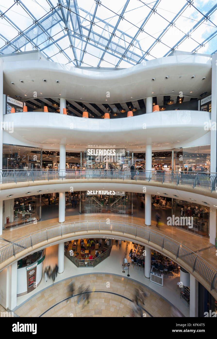 Le centre commercial Bullring, Birmingham Banque D'Images