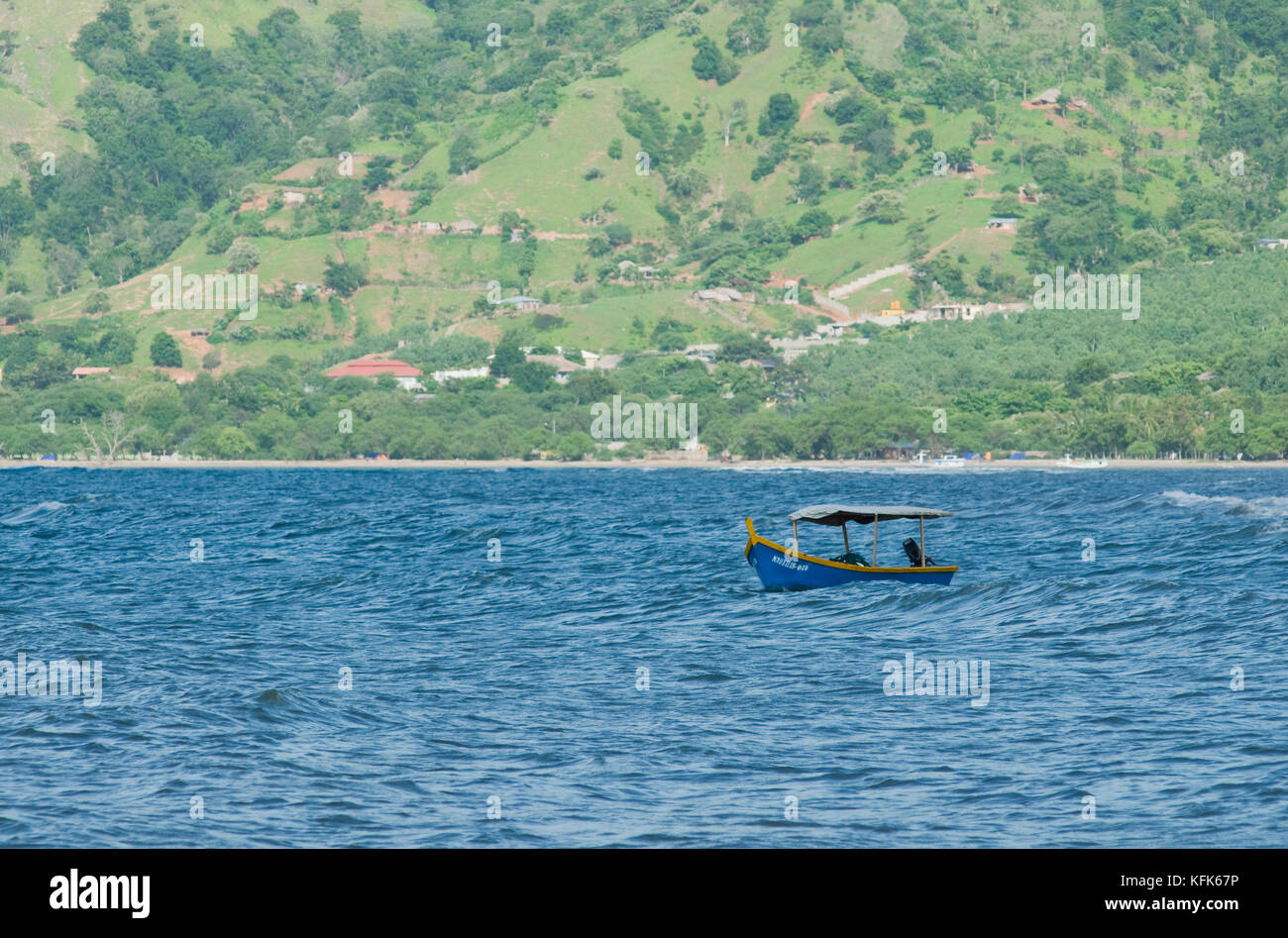 Bateau de pêche à Dili, Timor-Leste (Timor oriental) Banque D'Images