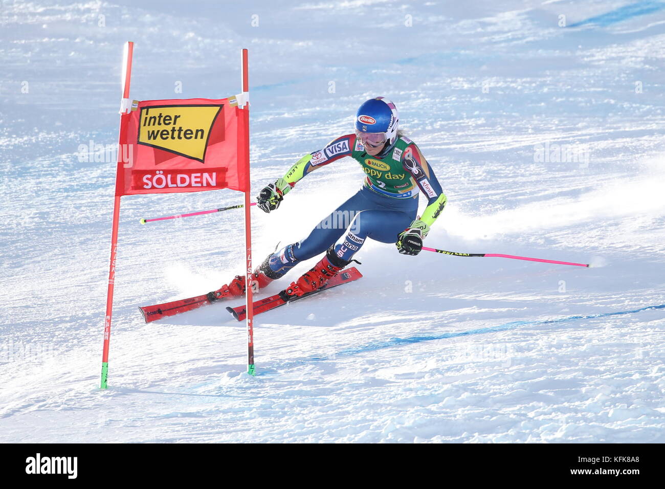 Mikaela Shiffrin Banque D'Images