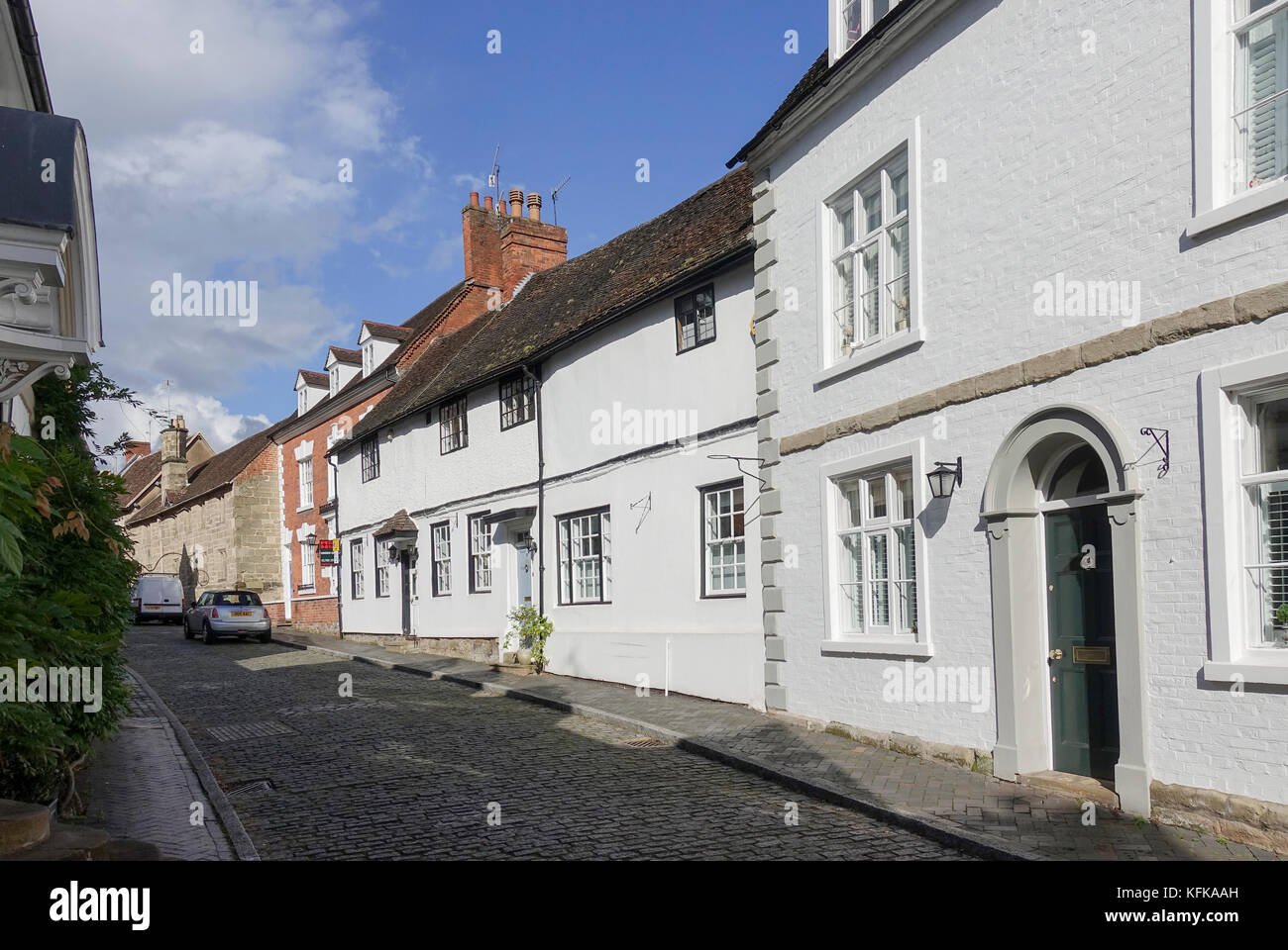 Maisons médiévales Banque D'Images