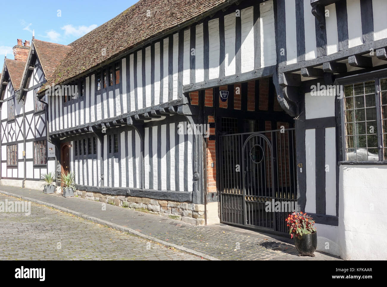 Mill Street, Warwick Banque D'Images