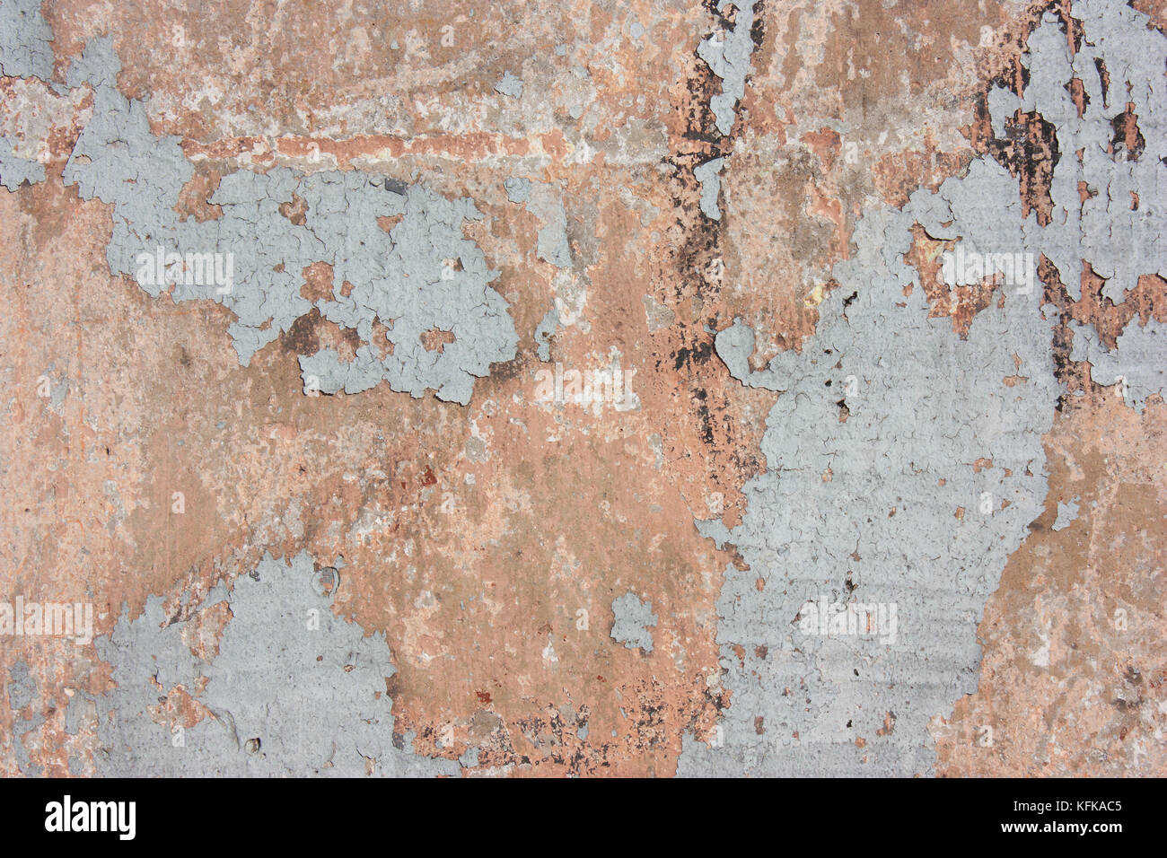 Gris Rouge ,finition plâtre , structure de béton, ciment, arrière-plan. les fissures sur le mur, la peinture défraîchie Banque D'Images
