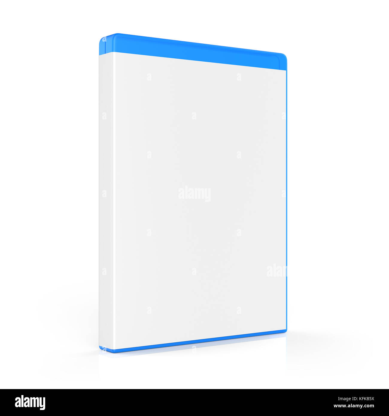 Bluray vierge isolés de cas Banque D'Images