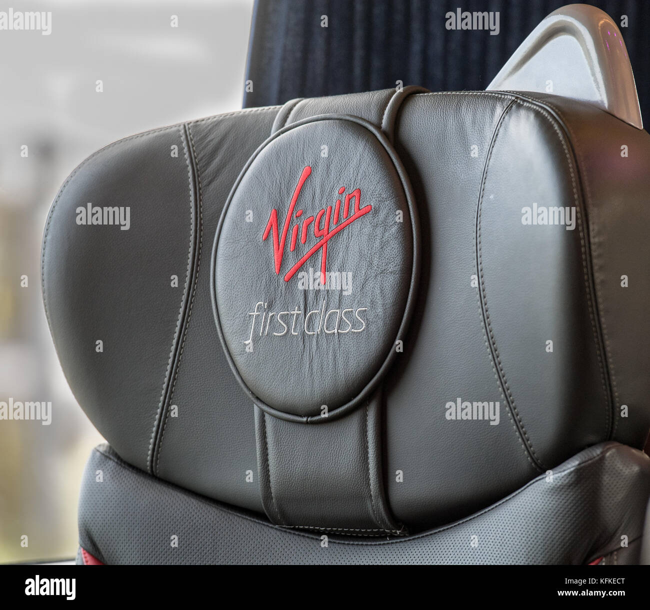 La côte est vierge siège de première classe - Kings Cross à Édimbourg Banque D'Images