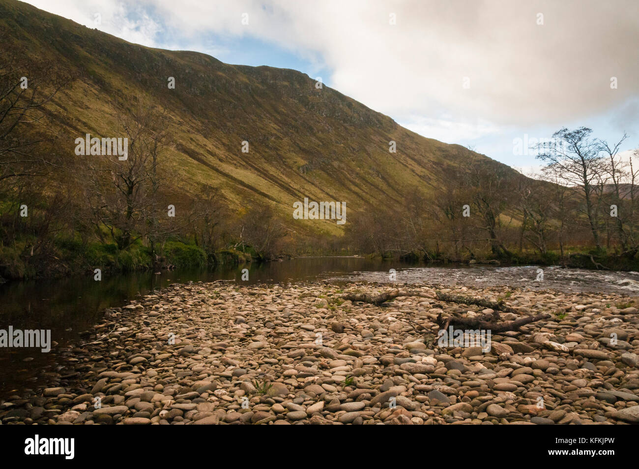 La rivière en amande des sma glen, Perth and Kinross, en Écosse Banque D'Images