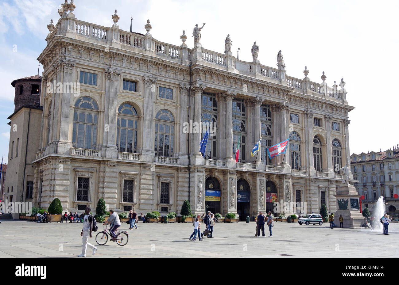 Palazzo Madama, Turin, Italie. Banque D'Images