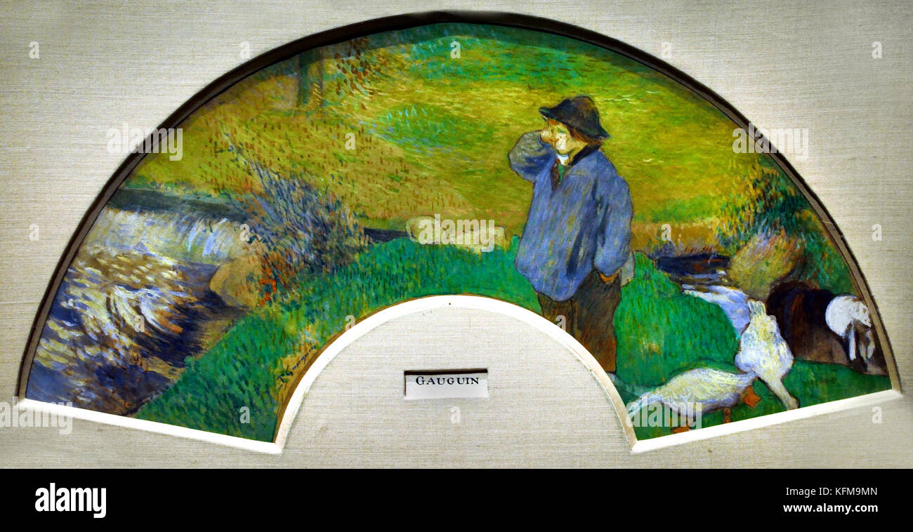 Paul Gauguin - Eugène Henri Paul Gauguin 1848 - 1903 était un artiste post-impressionniste français, France. 8, 1903 ( décédé peut, Atuona, Marquises, Polynésie française ) Peintre, sculpteur. Banque D'Images