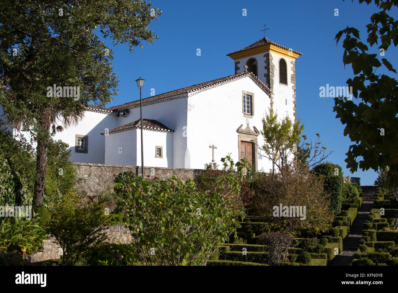 Marvão Musée Municipal et l'église Igreja de São Tiago, Portugal Banque D'Images