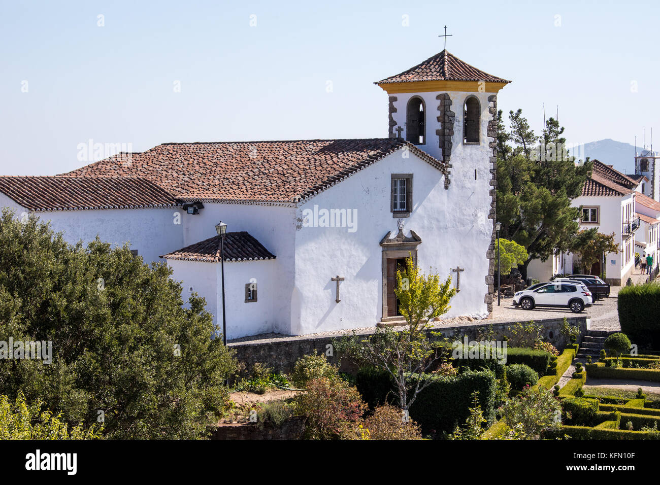 Marvão Musée Municipal et l'église Igreja de São Tiago, Portugal Banque D'Images