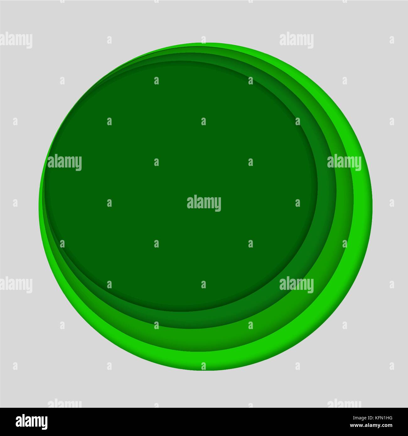 L'écologie en circle green world save paper art design background Banque D'Images