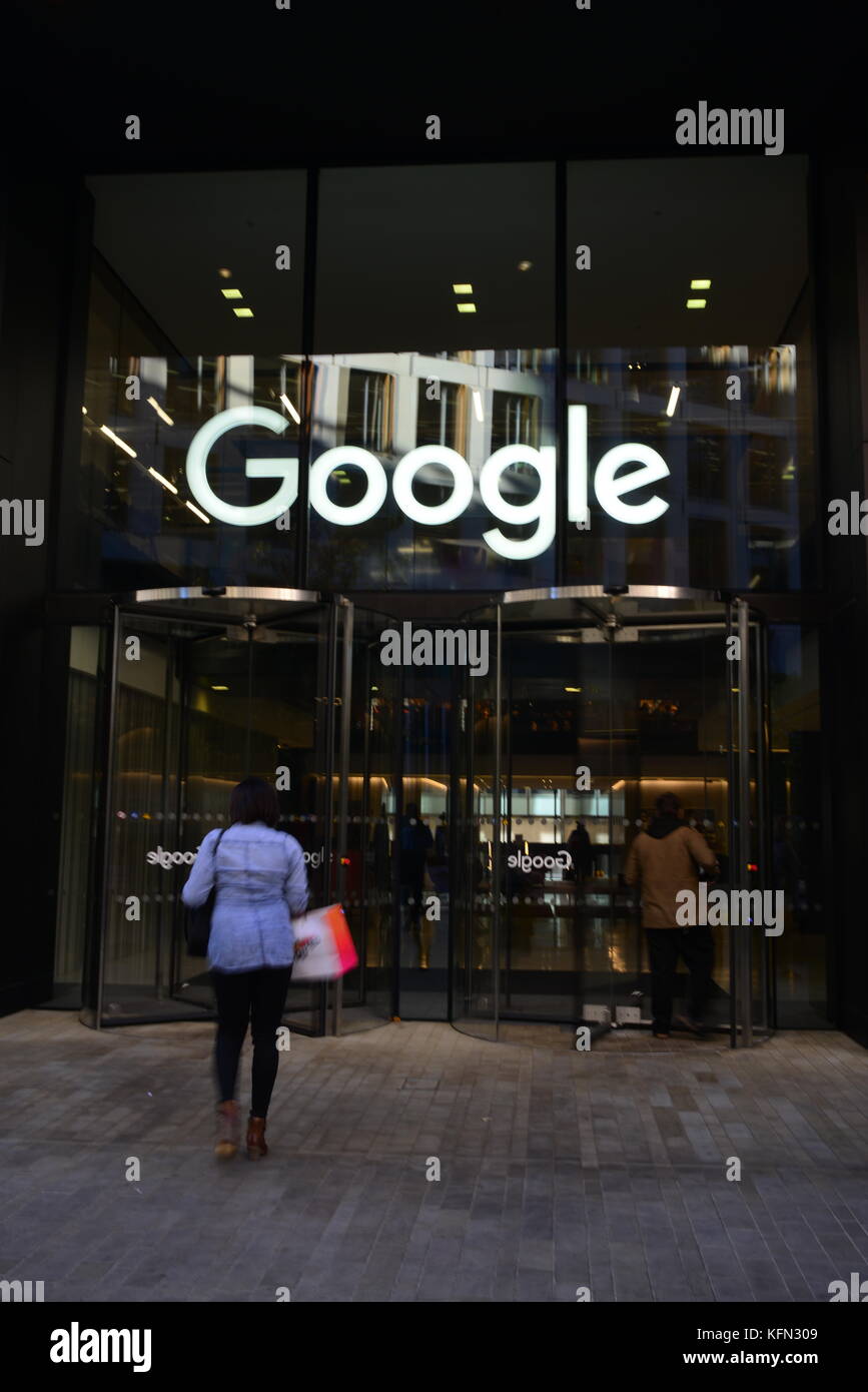 Uk, Londres, kings cross re-développement, locaux de google Banque D'Images