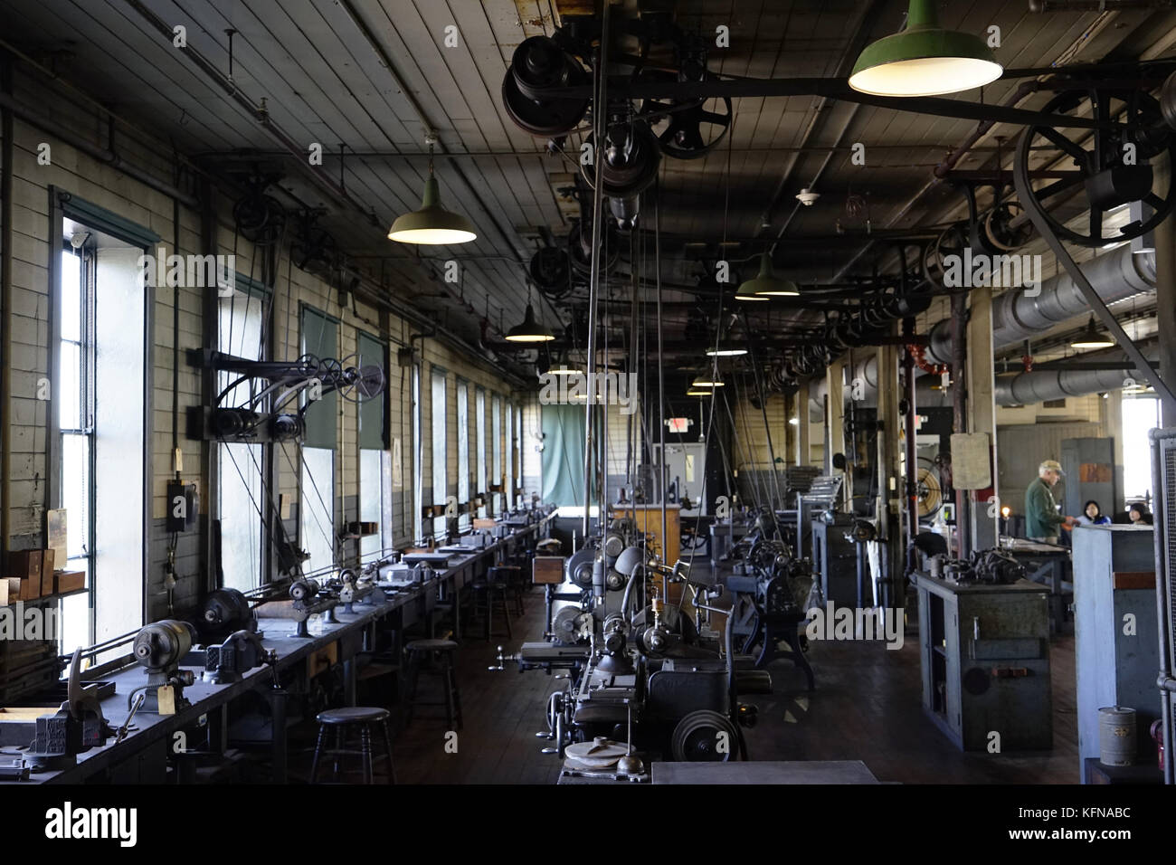Magasin de machines de précision dans le parc historique national Thomas Edison.West Orange.New Jersey.USA Banque D'Images