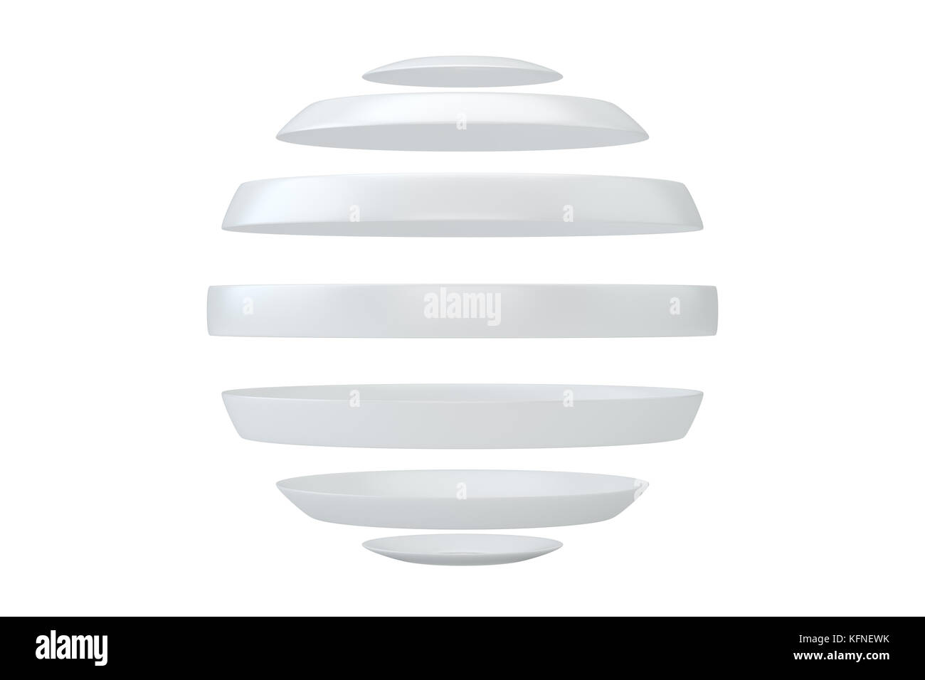 Sphère isolée abstrait. Lignes de rendu 3D ball. logo pour web design company Banque D'Images