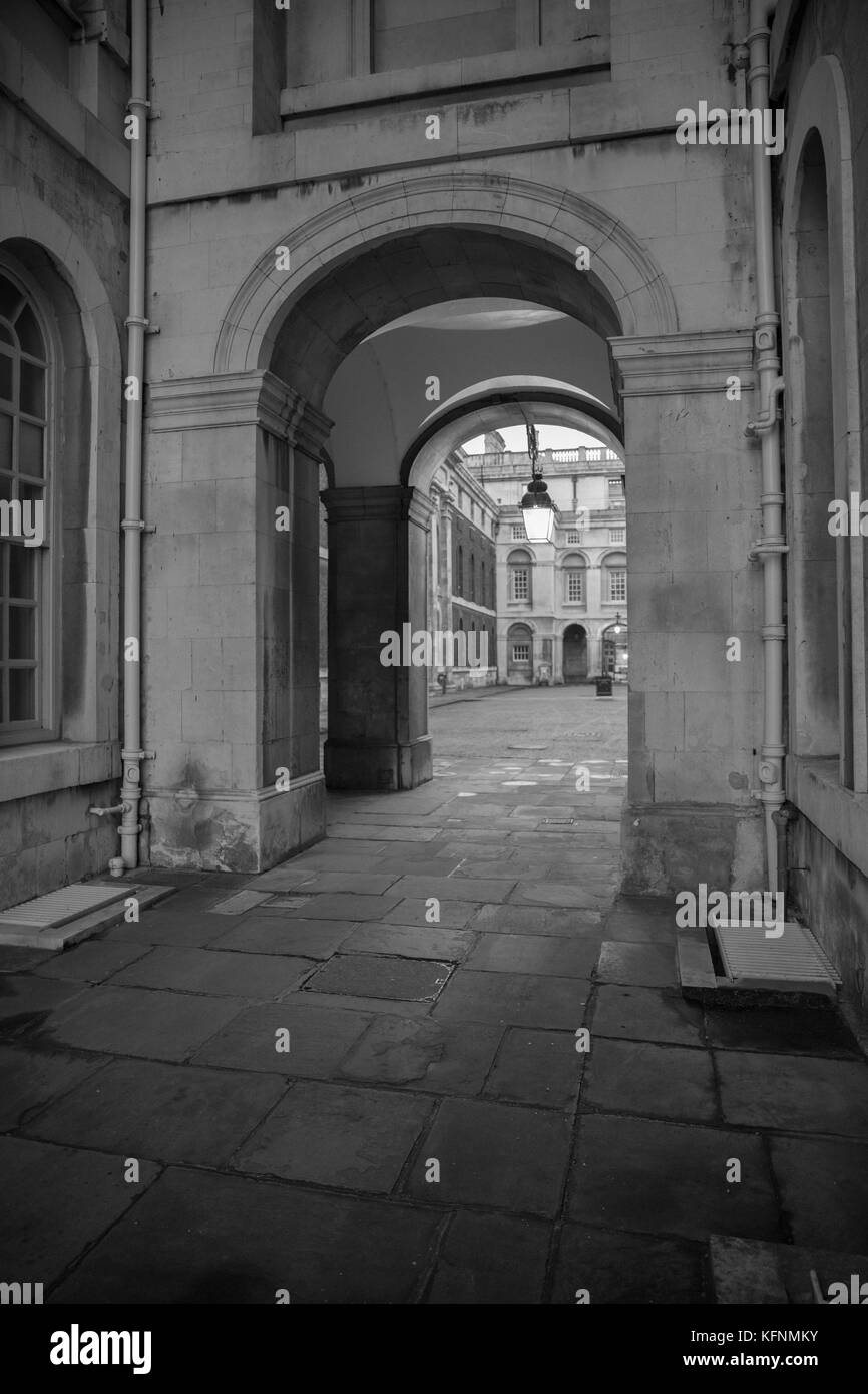 Grâce à une voûte à l'ancien collège naval de Greenwich, Londres Banque D'Images