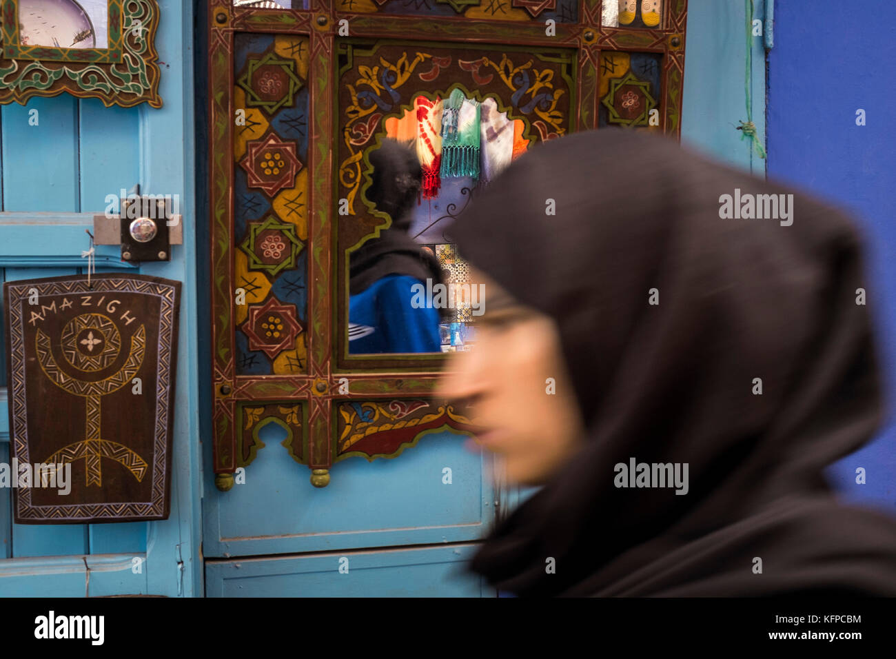 Le Maroc, Chefchaouen Banque D'Images