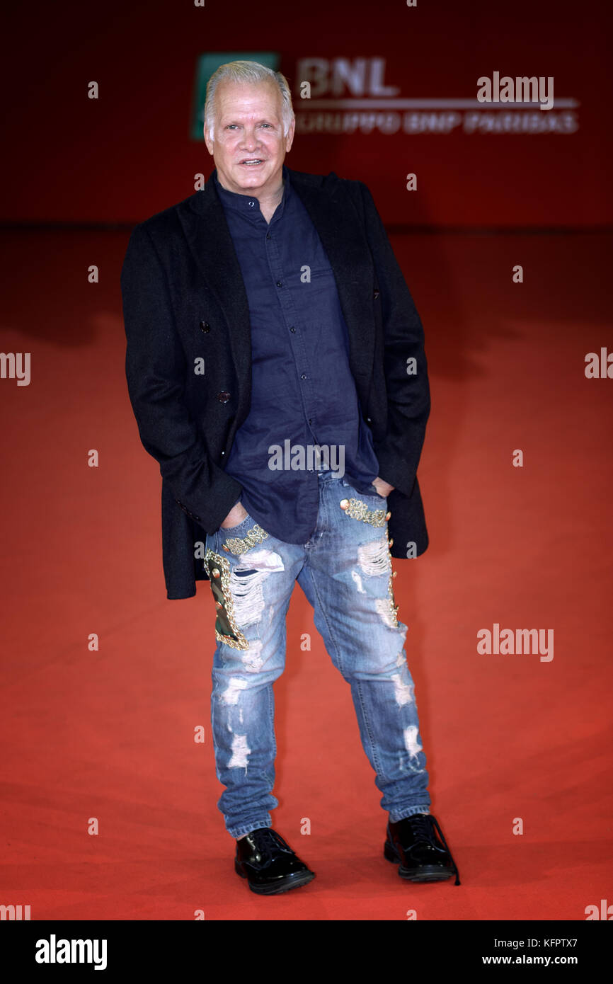 Rome, Italie. 30Th Oct, 2017. ROME, ITALIE - 30 OCTOBRE : Garrison promenades un tapis rouge pour "Bonne nourriture" dans le cadre du 12e Festival du Film de Rome à l'Auditorium Parco della Musica, le 30 octobre 2017 à Rome, Italie. Credit : Polifoto/Alamy Live News Banque D'Images