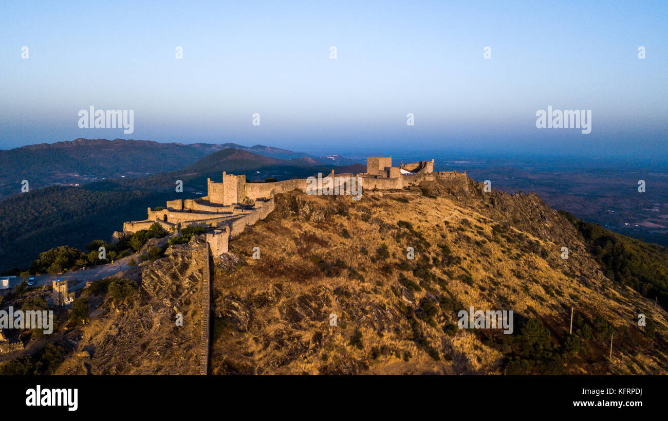 Castelo de Marvao, Château Marvao Marvao, Portugal Banque D'Images