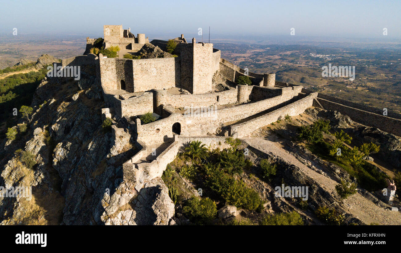 Castelo de Marvao, Château Marvao Marvao, Portugal Banque D'Images