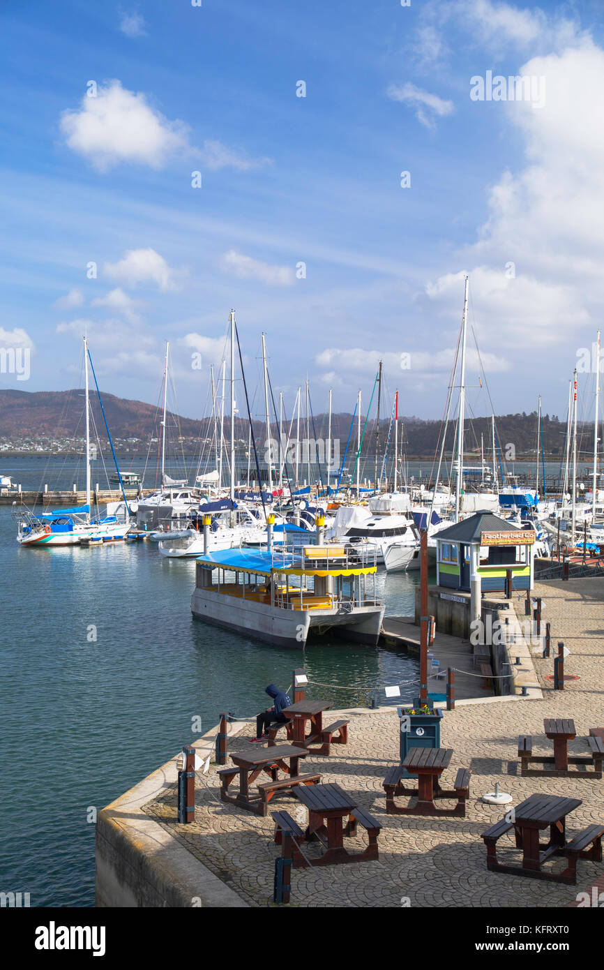 Le front de mer - Knysna Quays, Knysna, Western Cape, Afrique du Sud Banque D'Images