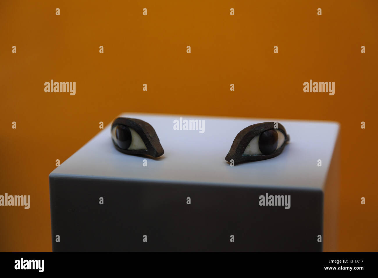 Musée archéologique national de naples, yeux artificiels pour maman, Naples, Italie Banque D'Images