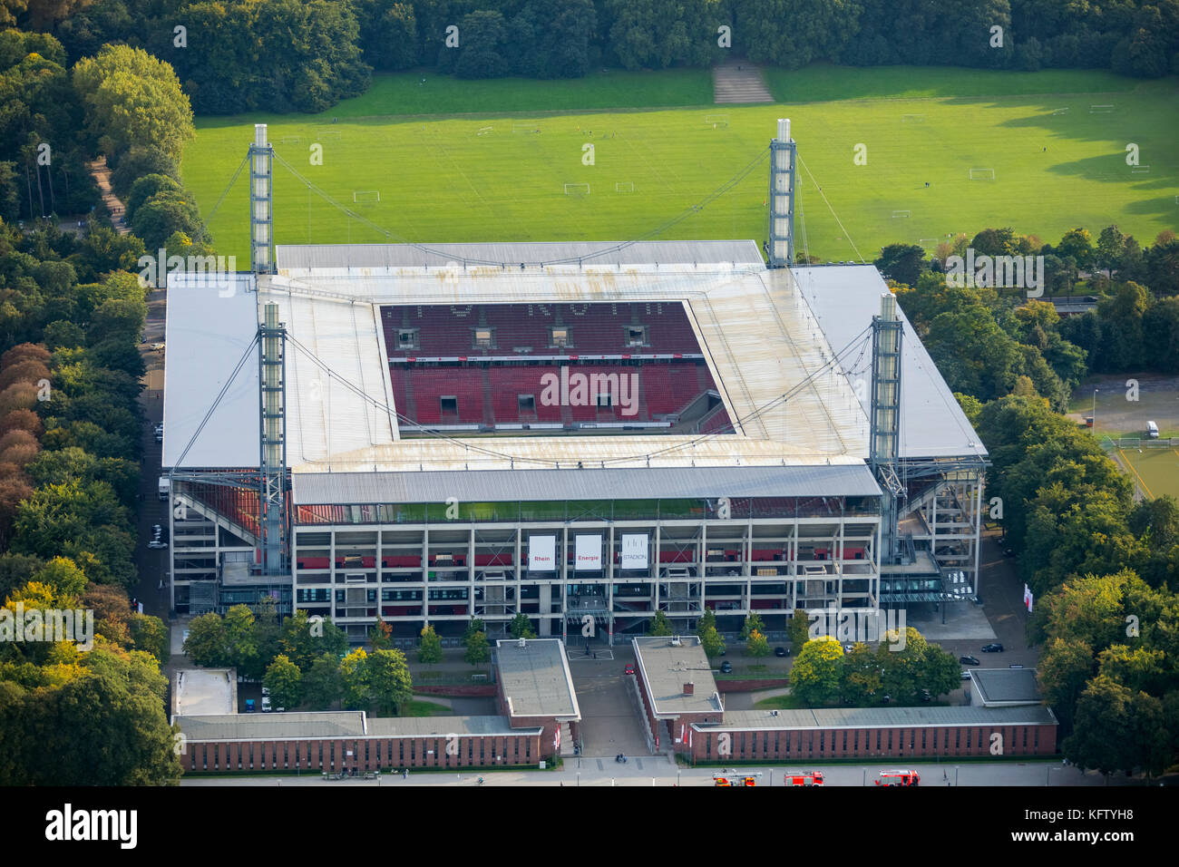 RheinEnergieStadion, Junkersdorf, Jahnwiese, stade de Bundesliga, club 1.FC Köln, Olympiaweg, ligue des premiers ministres, Cologne, Rhénanie-du-Nord-Westphalie Banque D'Images
