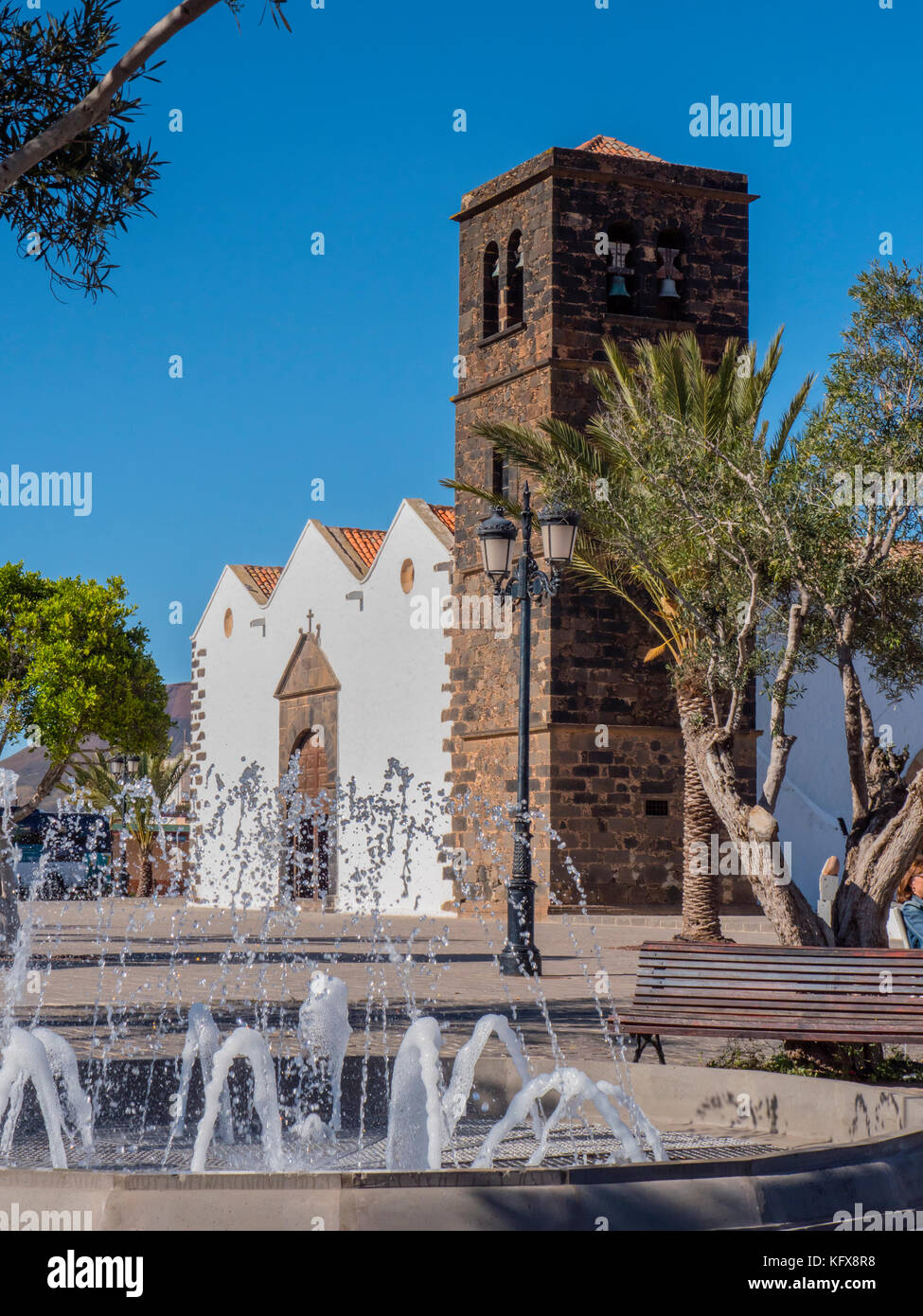 Église de Nuestra Señora de la Candelaria La Oliva Fuerteventura Canaries Espagne Banque D'Images