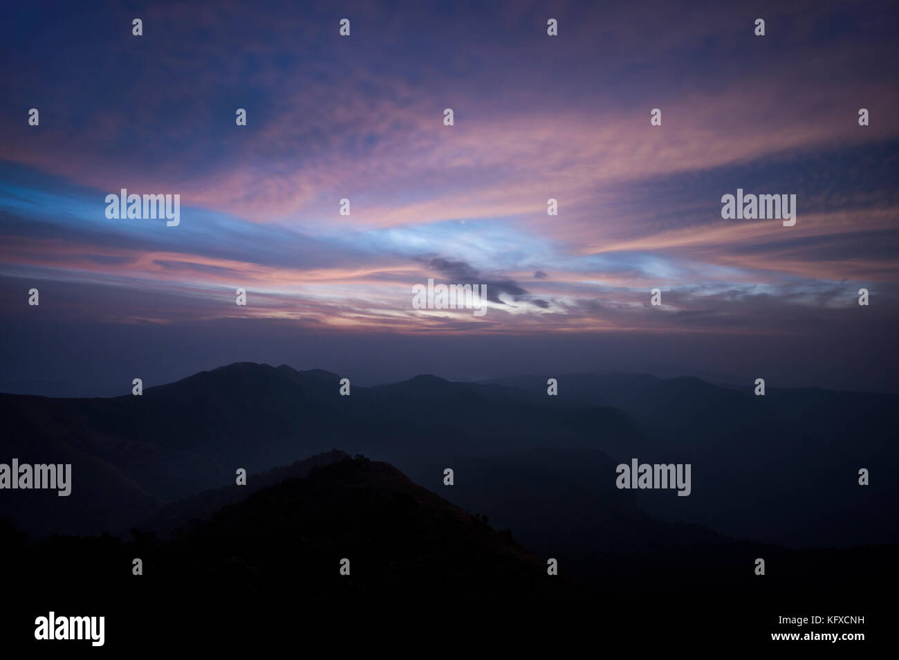 Western Ghats landscape Banque D'Images