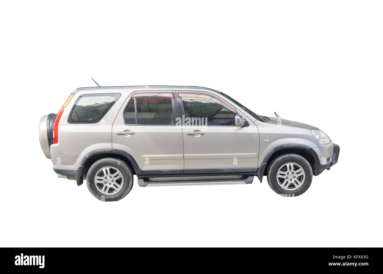 Voiture isolé sur fond blanc Banque D'Images