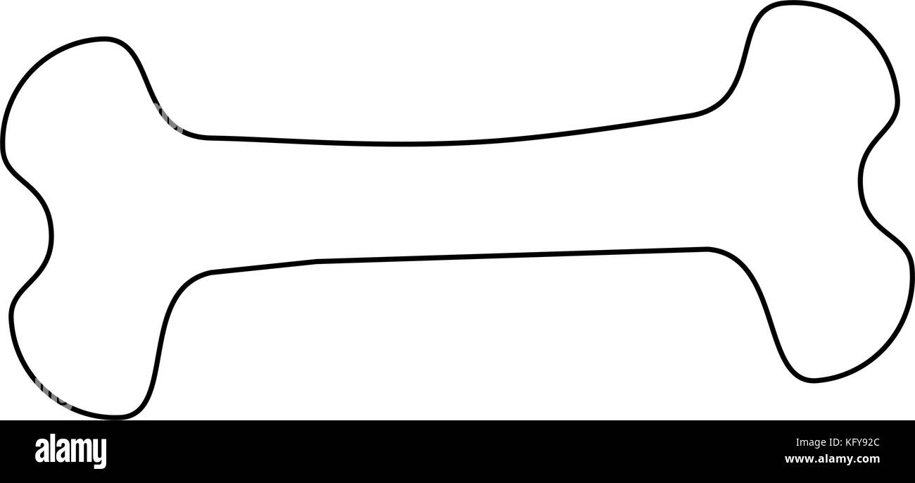 Dessin vectoriel l'icône os isolés illustration design Illustration de Vecteur