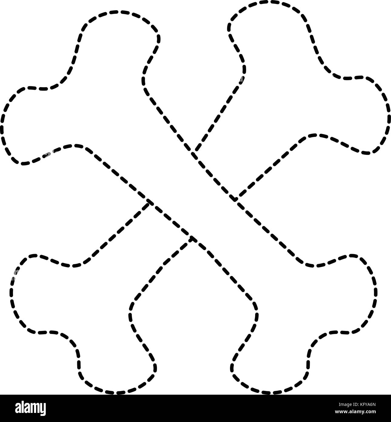 Traversée des os isolés iconvector dessin illustration design Illustration de Vecteur
