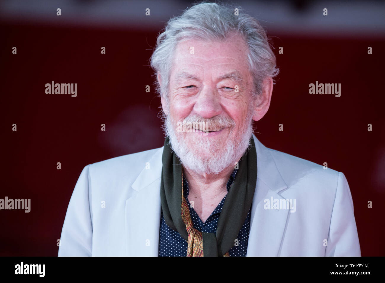 Rome, Italie. 06Th nov, 2017. tapis rouge avec l'acteur britannique Ian mckellen pendant le festival du film de Rome à l'auditorium Parco della Musica en Italie. crédit : matteo nardone/pacific press/Alamy live news Banque D'Images