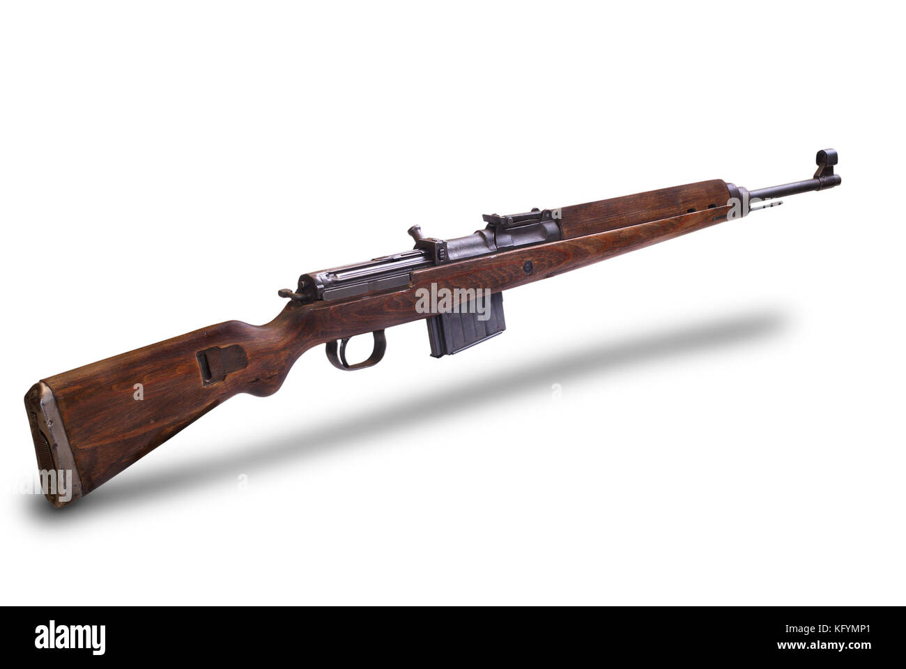 L'Allemagne à la ww2. allemand carabine semi-automatique - gewehr 43 ou 43 mousqueton (gew 43 kar, 43) est un 7.92x57mm mauser calibre développé par l'Allemagne nazie Banque D'Images