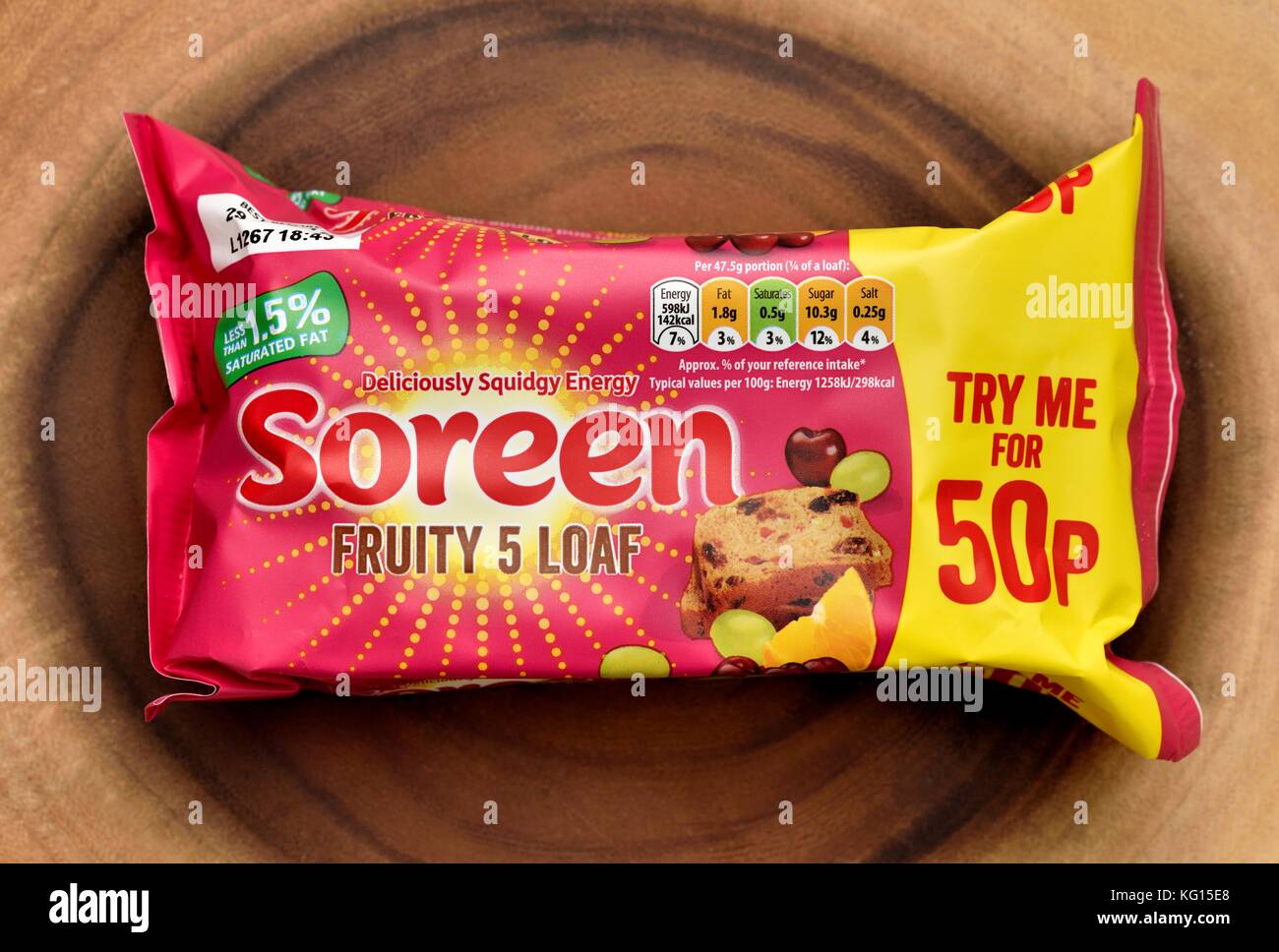 Soreen fruité pain 5 Banque D'Images
