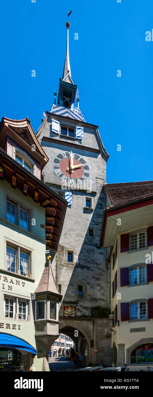 Zug, Kanton Zug, Schweiz : Zytturm Banque D'Images