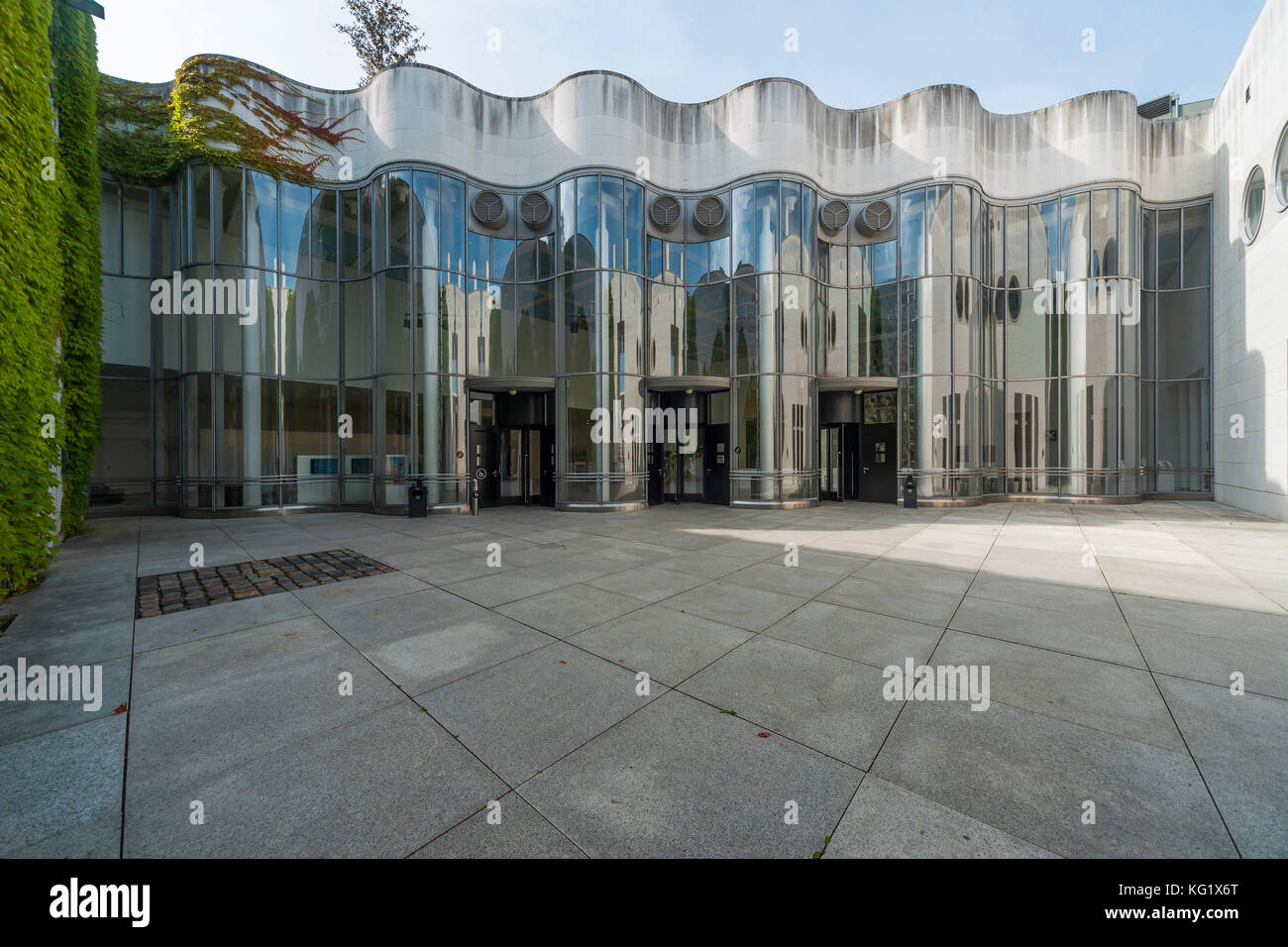 Bonn, Nordrhein-Westfalen, Allemagne : Eingang Bundeskunsthalle Deutschland Banque D'Images