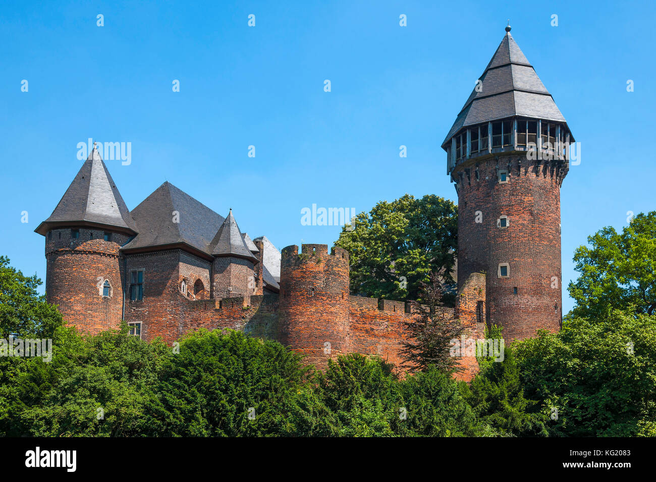 Krefeld, Nordrhein-Westfalen, Allemagne : Burg Linn Banque D'Images