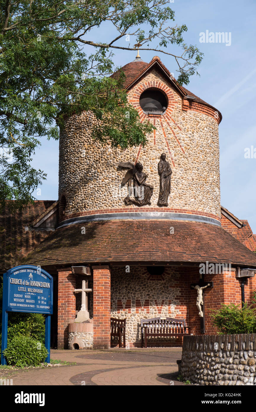 Église de l'annonciation peu Walsingham Angleterre Norfolk Banque D'Images