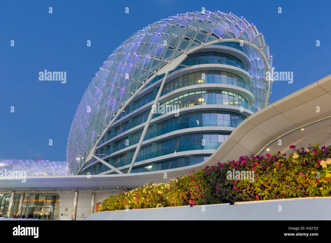 Yas Marina Hotel, Île de Yas, Abou Dhabi, Émirats arabes Unis, moyen-Orient Banque D'Images