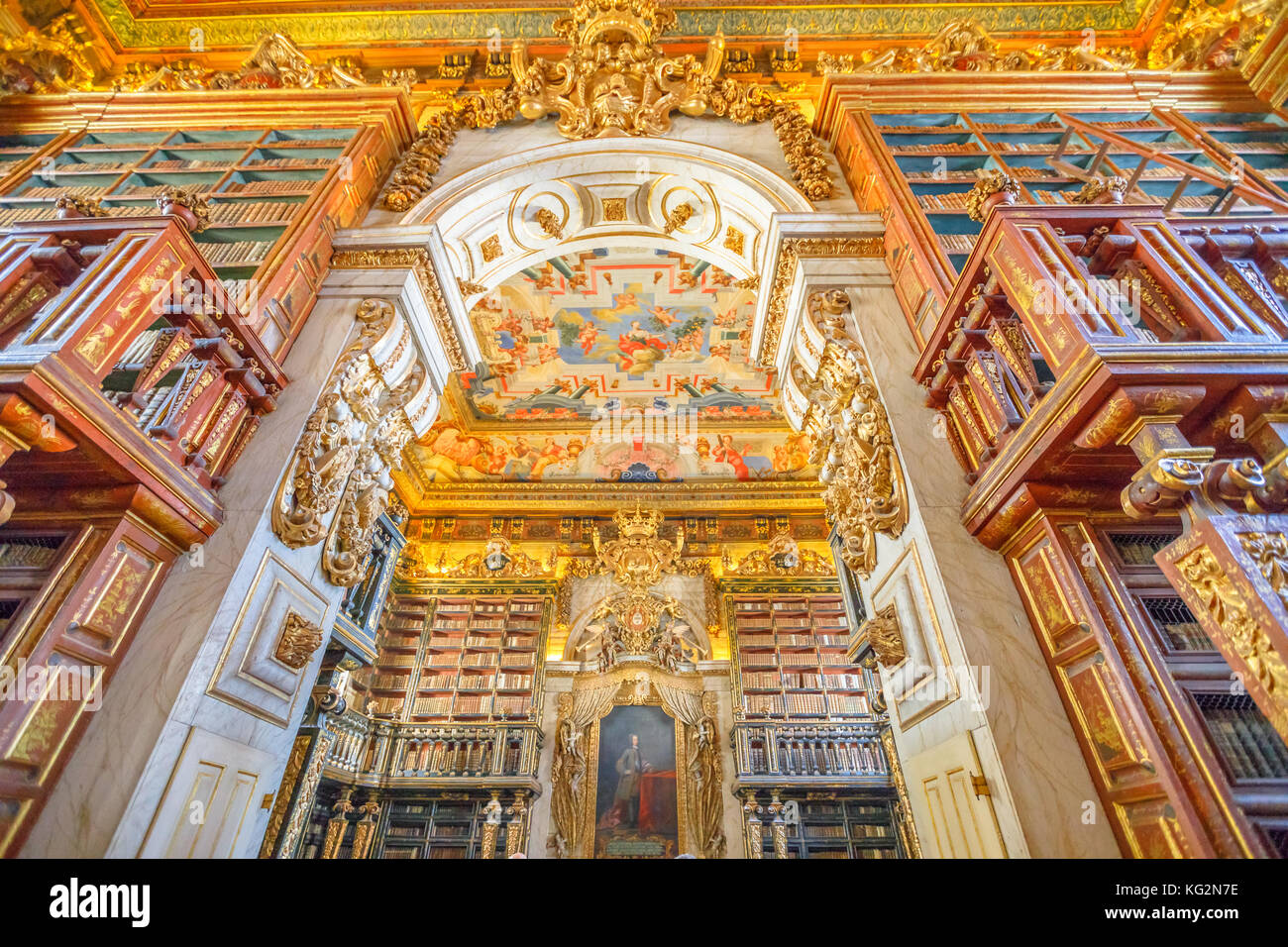 Bibliothèque dans coimbra Banque D'Images