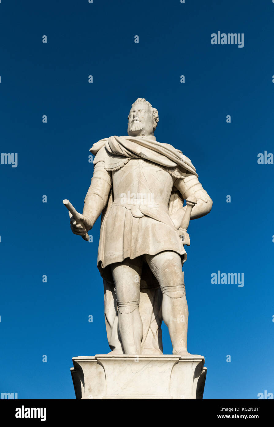 Le Quattro Mori, Ferdinando i de' Medici, Livourne, toscane, italie. Banque D'Images