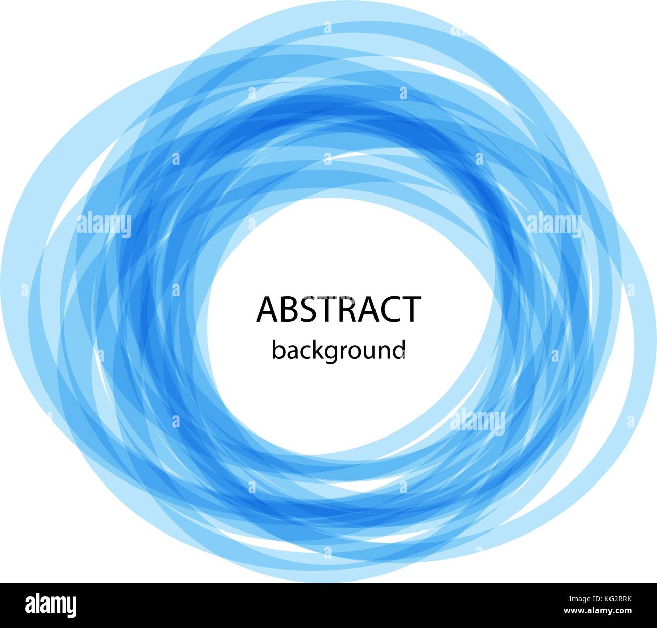 Résumé fond avec cercles bleus. ligne bleue sur zone blanche Illustration de Vecteur
