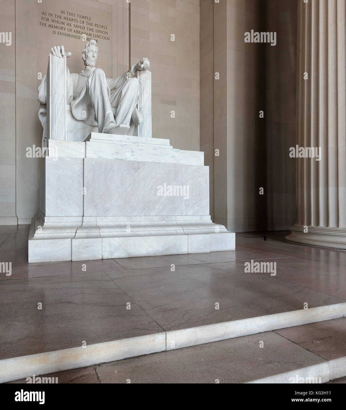 Lincoln Memorial, Washington DC Banque D'Images