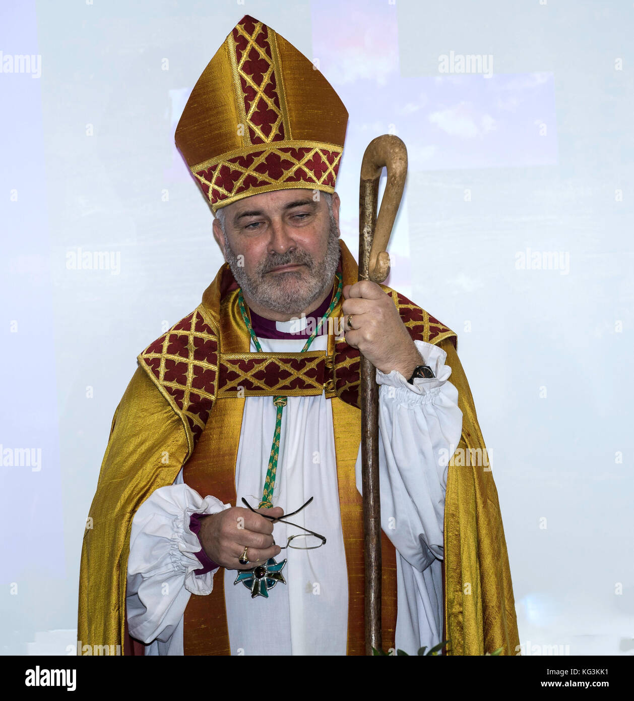 Très Révérend stephen cottrell, Seigneur évêque de Chelmsford dans l'essex. un évêque de l'église d'angleterre Banque D'Images