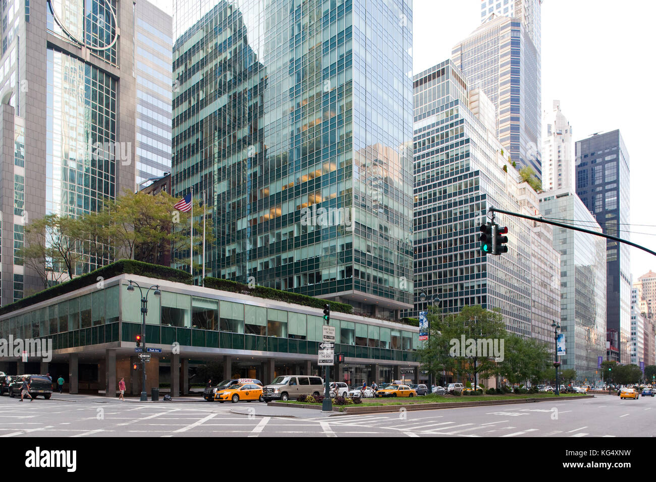 Bâtiment du levier, Park avenue, gratte-ciel, Midtown, Manhattan, New York, USA, Amérique latine Banque D'Images
