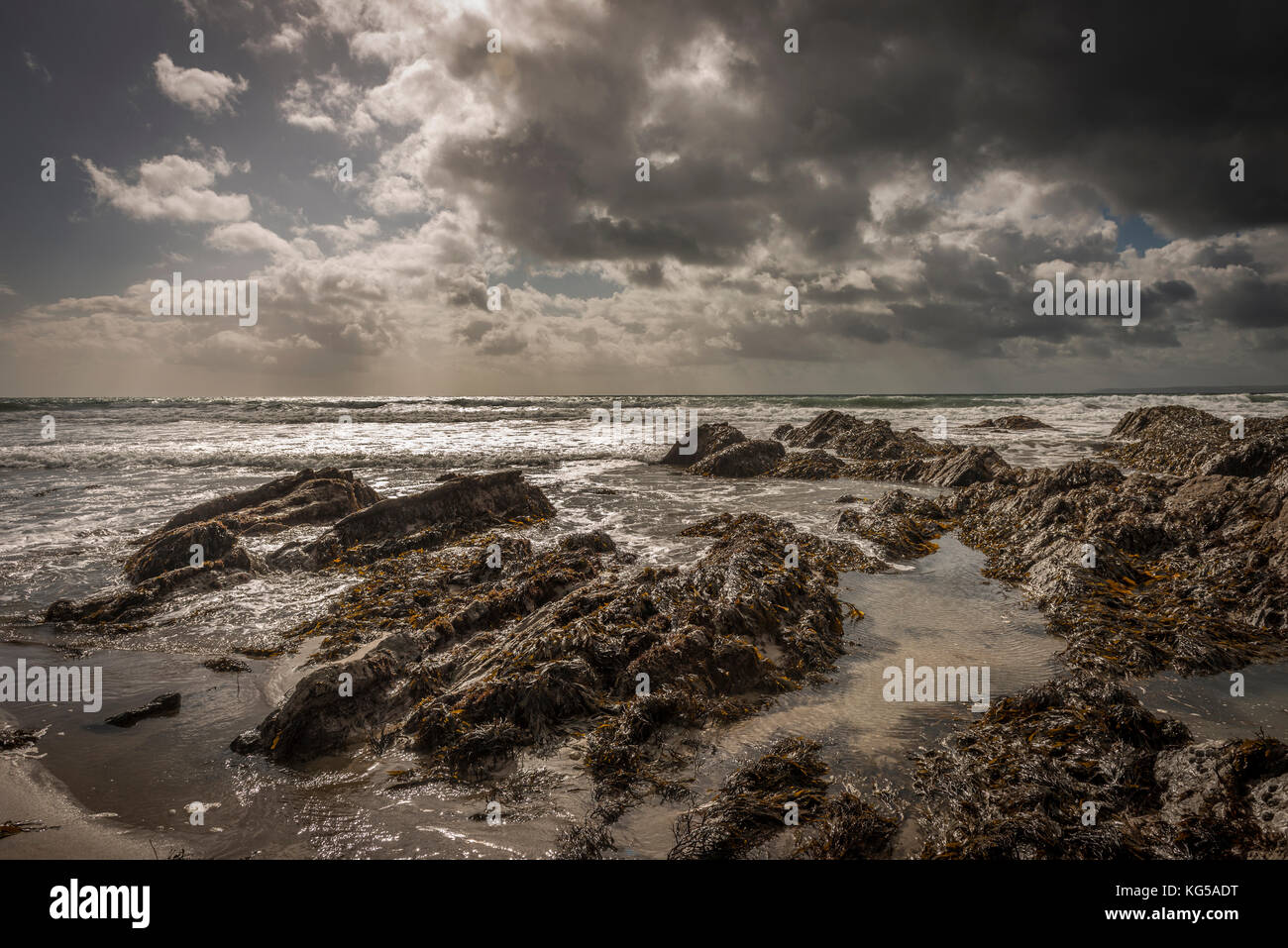 Whitsand Bay, Cornwall, UK Banque D'Images