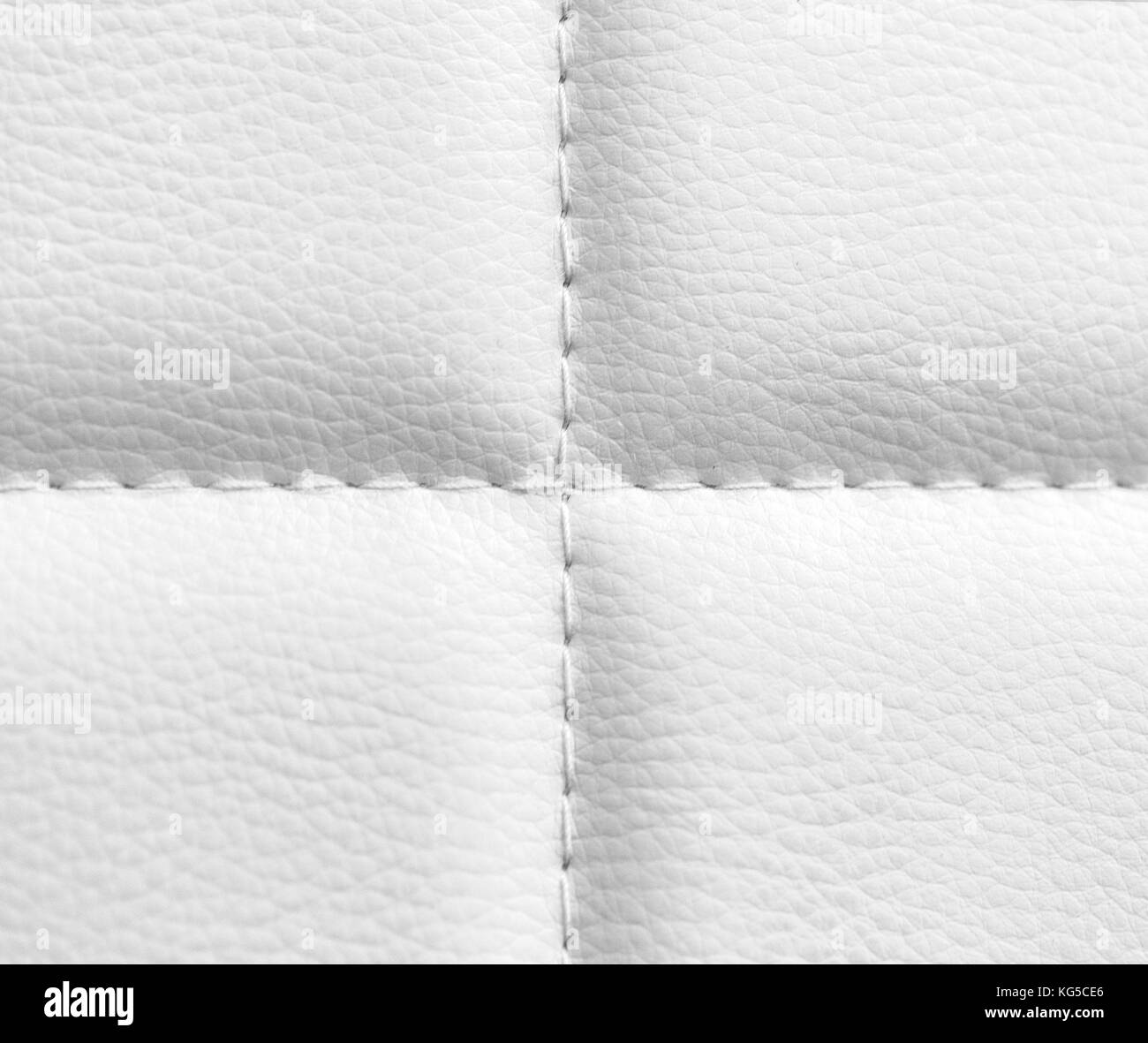 Fond en cuir blanc ou la texture de votre conception Banque D'Images