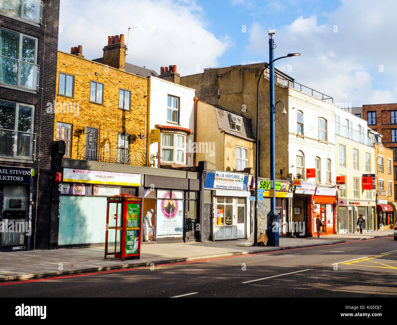 New Cross Road - Londres, Angleterre Photo Stock - Alamy