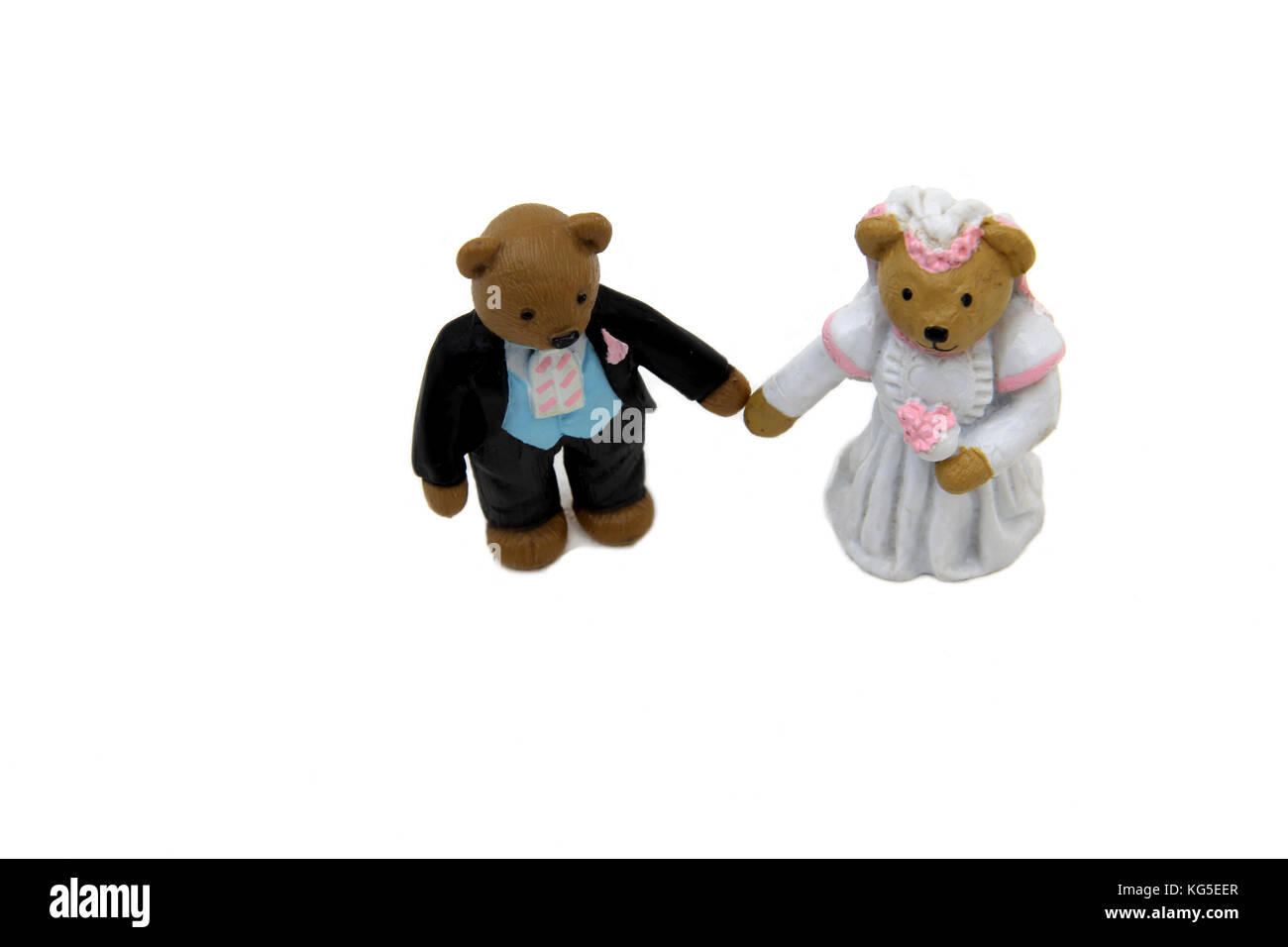 Vintage des années 1990, les jouets ours en peluche dans ma poche Bride and  Groom Photo Stock - Alamy